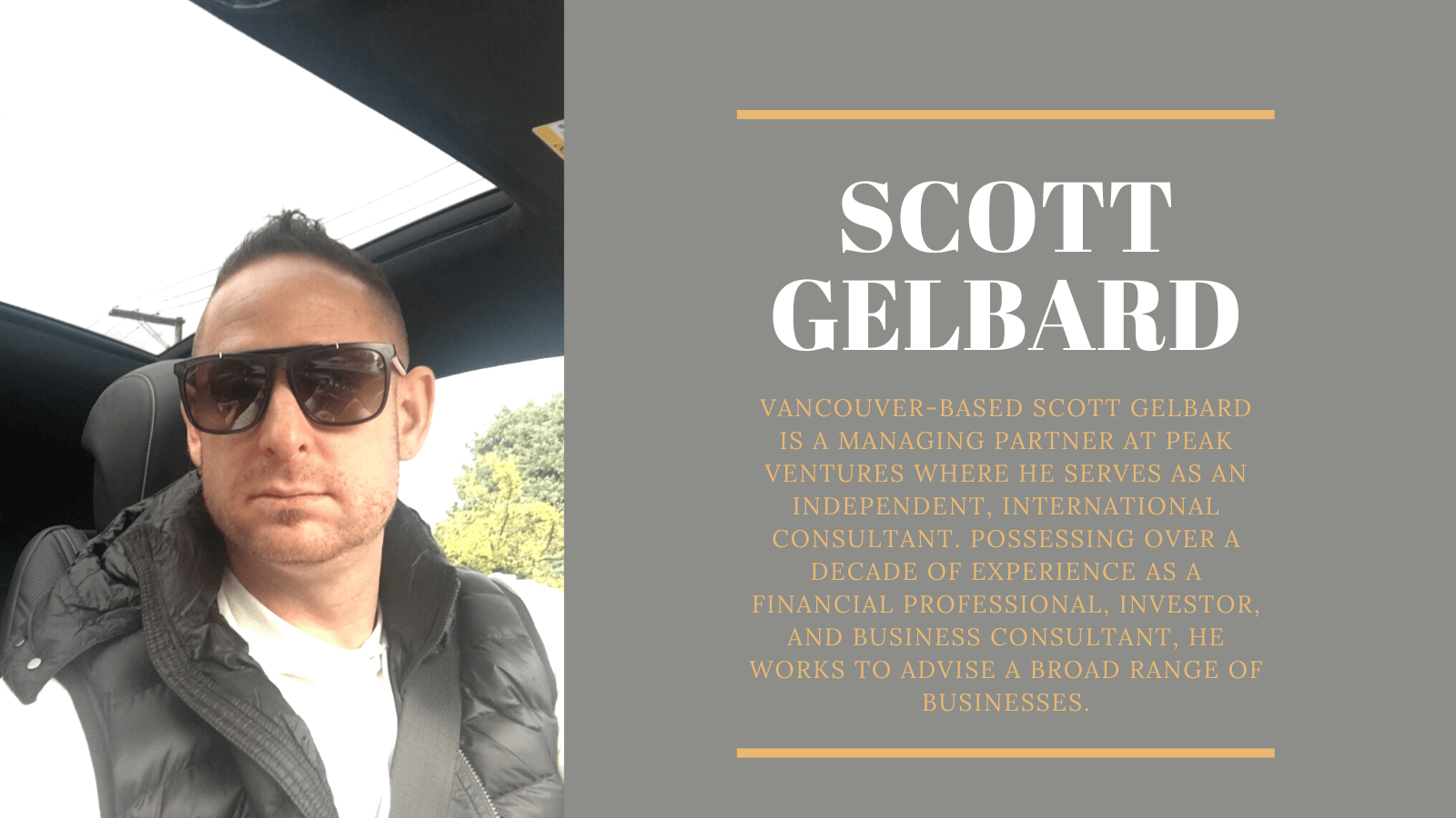 Scott Gelbard Bio Card